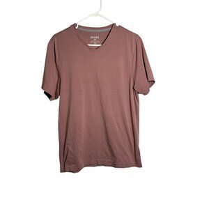 Rhone Mens V-Neck Performance T-Shirt M Mauve Soft Lightweight